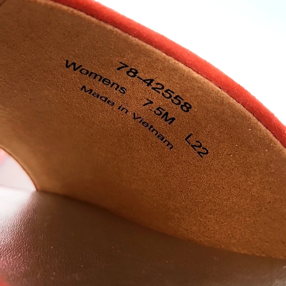 NWOT JOHNSTON & MURPHY GRACE SUEDE PLATFORM SLIDE SANDALS - Picture 6 of 10